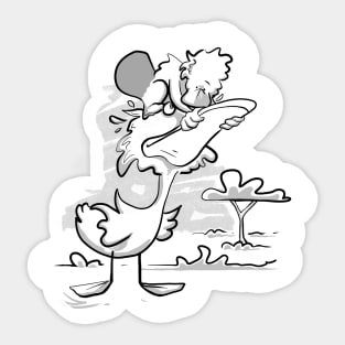 Platypus & duck Sticker